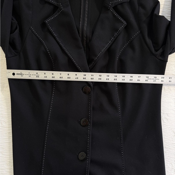 Lane Bryant Black Blazer size 16 knit - Picture 7 of 8